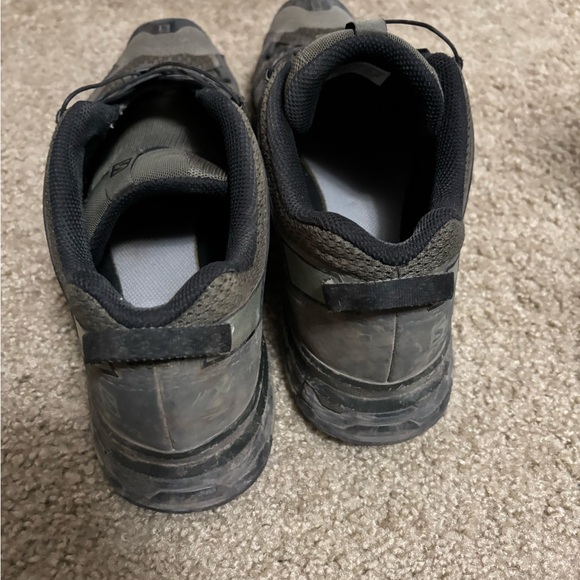 Green saloman trail running shoes men’s size 12 - Picture 3 of 4